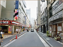 「ホテルマイステイズ五反田駅前」右側道のイメージ